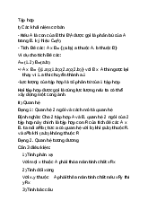 Tổng hợp bài tập toán về tập hợp