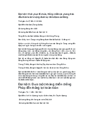 Khôi phục tổ chức, thống nhất các phong trào đấu tranh cách mạng dưới sự lãnh đạo của Đảng