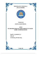 Hoạch định chiến lược kinh doanh Trung Nguyên | Bài thảo luận quản trị học