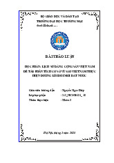 Phân tích cơ sở vì sao Việt Nam thực hiện đường lối đổi mới đất nước | Bài thảo luận Lịch sử Đảng Cộng sản Việt Nam