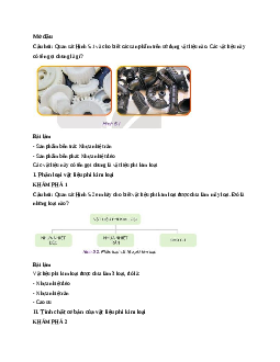 Công nghệ 11 Kết nối tri thức Bài 5: Vật liệu phi kim loại