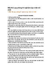 Mẫu Nội quy phòng thí nghiệm cập nhật mới nhất