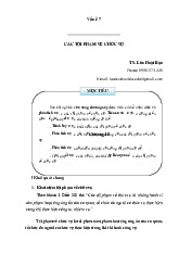 Vấn đề 7: Phân Tích Các Tội Phạm Về Chức Vụ môn Luật hình sự  | Trường đại học Mở Hà Nội