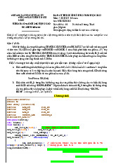 Đáp án thi cuối kì học kì 2 năm học 2023 | Môn Vi xử lý 1 - Đại học Sư phạm Kỹ thuật Thành phố Hồ Chí Minh