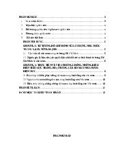 Tiểu luận môn Tư tưởng Hồ chí minh - Trường Đại học lao động -  xã hội.