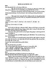 Bài tập Định giá tài sản môn Tài chính | Đại học Công nghệ Giao thông vận tải