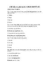 TOP 2 đề thi giữa học kỳ 1 môn Giáo dục công dân lớp 8 năm học 2024 - 2025 | Bộ sách Kết nối tri thức