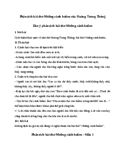 Phân tích bài thơ Những cánh buồm của Hoàng Trung Thông | Văn mẫu 7 Cánh diều