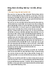 Bảng đánh vần tiếng Việt lớp 1 chi tiết, dễ học nhất