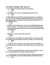 Bản sao của Trăc nghiệm -Chương 5 - Môn quản trị học - Đại Học Kinh Tế - Đại học Đà Nẵng