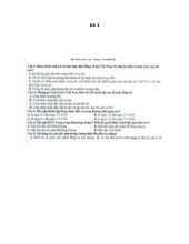 TOP câu hỏi trắc nghiệm hay có đáp án môn Lịch sử Đảng Cộng Sản Việt Nam| Trường Đại học Kinh doanh và Công nghệ Hà Nội