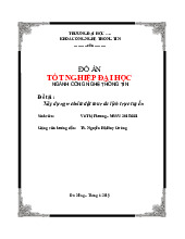 Đồ án Xây dựng website đặt tour du lịch trực tuyến môn Đồ án tốt nghiệp | Trường Đại học Kiến trúc Đà Nẵng