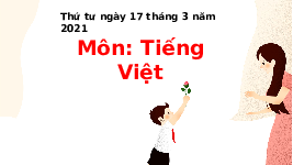 Giáo án điện tử Tiếng việt 1 bài 2 Chân trời sáng tạo : Nói với em