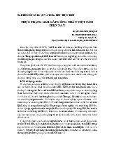 Thực Trạng Giai Cấp Công Nhân Việt Nam Hiện Nay môn Chủ nghĩa xã hội khoa học | Trường Đại học Khoa học Tự nhiên, Đại học Quốc gia Thành phố Hồ Chí Minh