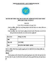 Đề thi kết thúc Môn Quản trị sản xuất | Đại học Kinh tế và Quản trị kinh doanh, Đại học Thái Nguyên