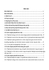 Đề cương môn pháp luật đại cương- Trường Đại học bách khoa - Đại học đà nẵng.