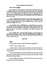 Bài tập Môn Luật kinh tế | Đại học Kinh Tế Quốc Dân