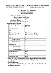 ĐỀ CƯƠNG CHI TIẾT HỌC PHẦN PHÁP LUẬT ĐẠI CƯƠNG | Học viện Hành chính Quốc gia