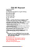 Giải-BT-Payment - Giải-BT-Payment - Tài liệu tham khảo | Đại học Hoa Sen
