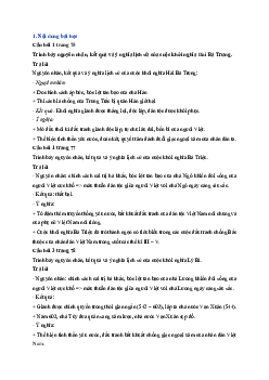 Giải sách giáo khoa môn Lịch sử lớp 6 Bài 15: Các cuộc khởi nghĩa tiêu biểu giành độc lập, tự chủ | Cánh diều