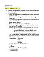 Tổng hợp nội dung ôn tập lý thuyết | Môn Quản lý học - Đại học Kinh Tế Quốc Dân