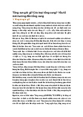 Tổng cung là gì? Các loại tổng cung? Yếu tố ảnh hưởng đến tổng cung