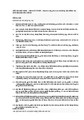 Câu hỏi bổ sung chương 14 công cụ cơ bản của tài chính | Đại học Kinh tế Thành phố Hồ Chí Minh