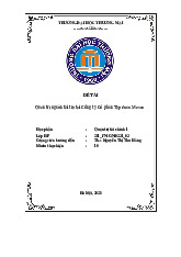 Quản trị nguồn tài trợ tại Công ty Cổ phần Tập đoàn Masan | Bài thảo luận quản trị tài chính