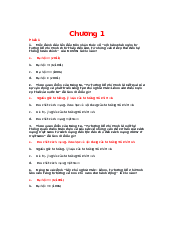 Câu hỏi trắc nghiệm Chương 1,2,3,6 môn Tư tưởng Hồ Chí Minh | Trường Đại học Mở Thành phố Hồ Chí Minh