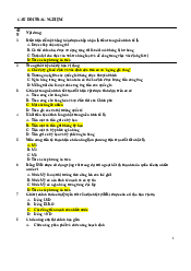 Câu hỏi trắc nghiệm có đáp án - Tài chính tiền tệ | Học viện Chính sách và Phát triển
