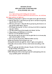 Đề cương thi kết thúc học phần môn Chủ nghĩa xã hội khoa học | Đại Học Hà Nội