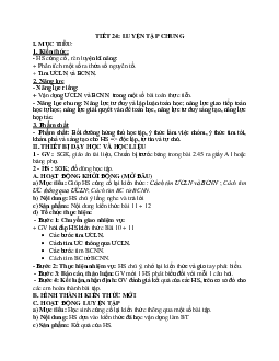 Tiết Luyện tập chung - chương 2- trang 54 | Bài giảng  Toán 6 | Kết nối tri thức