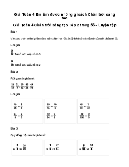 Giải Toán lớp 4 Bài 67: Em làm được những gì?| Chân trời sáng tạo