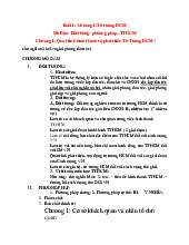 Chương 1: Quá trình hình thành và phát triển Tư Tưởng HCM môn Tư tưởng Hồ Chí Minh  | Trường đại học Mở Hà Nội