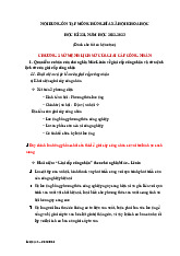 Nội dung ôn tập môn chủ nghĩa xã hội khoa học học kì 221, năm học 2022-2023