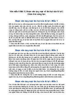 Văn mẫu 8 | Đoạn văn quy nạp về tác hại của lũ lụt