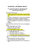Ngân hàng câu hỏi trắc nghiệm học phần 2 (có đáp án) | Trường đại học sư phạm kỹ thuật TP. Hồ Chí Minh
