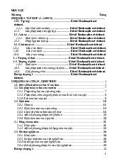 Giáo trình môn toán cao cấp | Trường Đại học Kinh tế Thành phố Hồ Chí Minh