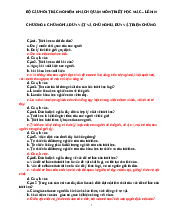 câu hỏi trắc nghiệm triết học mác lênin