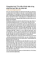 Công pháp là gì ? Tìm hiểu về khái niệm công pháp theo quy định của pháp luật