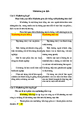 Đề cương chi tiết Môn Marketing du lịch | Đại học Kinh Tế Quốc Dân