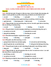 Đề Cương Ôn Tập Giữa Kỳ 1 Kinh Tế Và Pháp Luật 10 Kết Nối Tri Thức 2025-2026