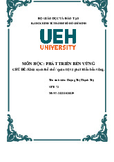 Chiến lược và thách thức môn Phát triển bền vững | Đại học Kinh tế Thành phố Hồ Chí Minh