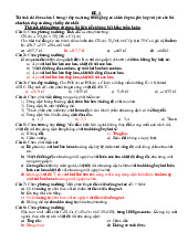 Tài liệu ôn tập hóa đại cương