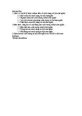 Tiểu luận môn Chủ nghĩa xã hội và khoa học | Trường Đại học Kinh doanh và Công nghệ Hà Nội