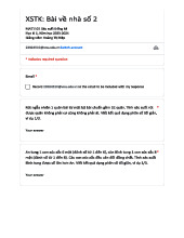 XSTK - Bài Tập về Nhà Số 2 cho MAT1101 | Đại học Điện lực