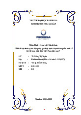 Phân tích sự tác động của quy luật cạnh tranh trong nền kinh tế thị trường. Liên hệ ở Việt Nam hiện nay?  |  Bài tiểu học phần Kinh tế chính trị Mác - Lênin