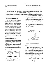 Thí nghiệm Nghiên cứu từ trường của ống dây dài môn Vật lý và thí nghiệm 1 | Học viện Công Nghệ Bưu Chính Viễn Thông