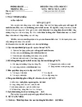 Đề thi giữa học kỳ 1 môn Tiếng Việt lớp 2 năm học 2024 - 2025 - Đề số 3 | Bộ sách Kết nối tri thức