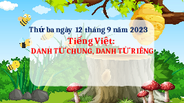 Giáo án điện tử Tiếng Việt 4 luyện từ và câu Cánh diều: Danh từ chung, danh từ riêng